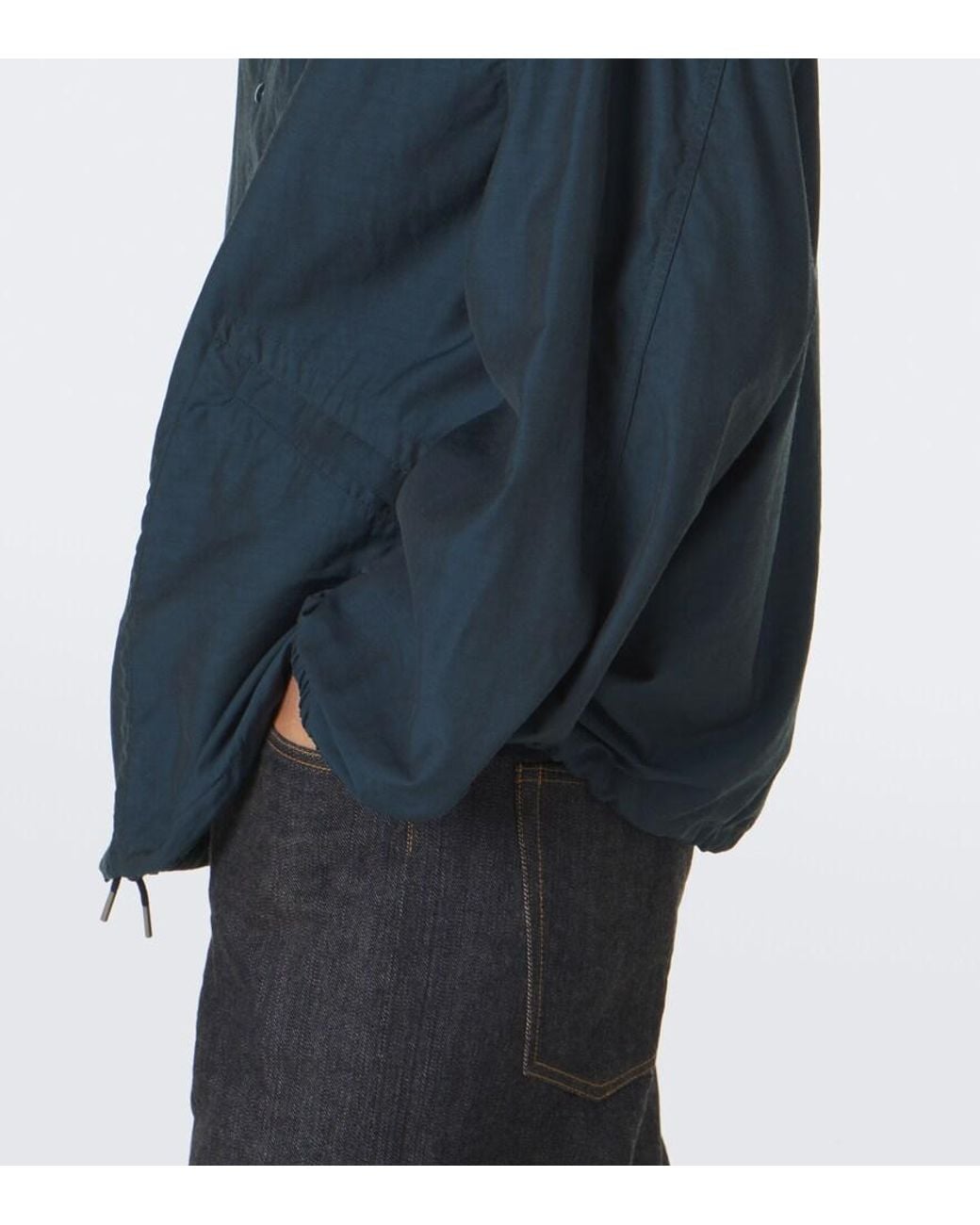 Visvim Blue Windfall Taffeta Jacket for men