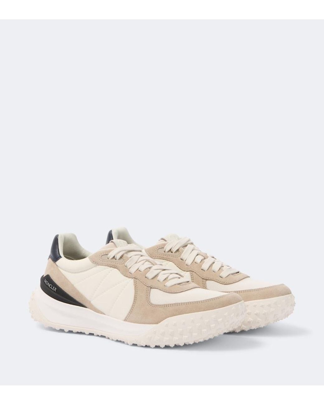 Baskets Corso Matelassees Moncler pour homme en coloris White