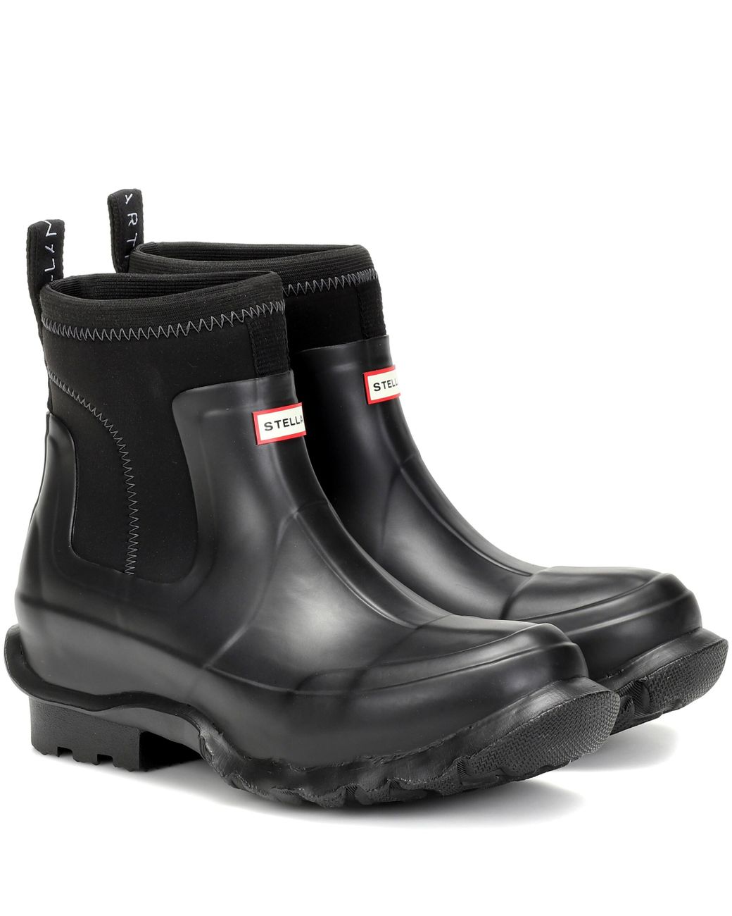 Stella McCartney X Hunter Rain Boots in Black | Lyst UK