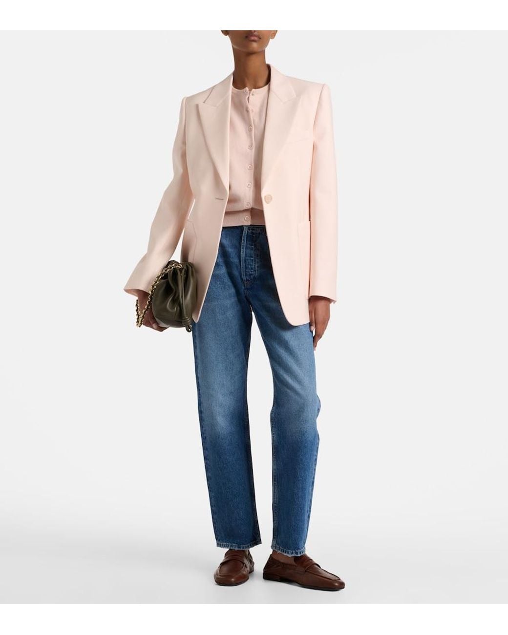 Citizens of Humanity Blue Winslow Mid-Rise Straight Jeans