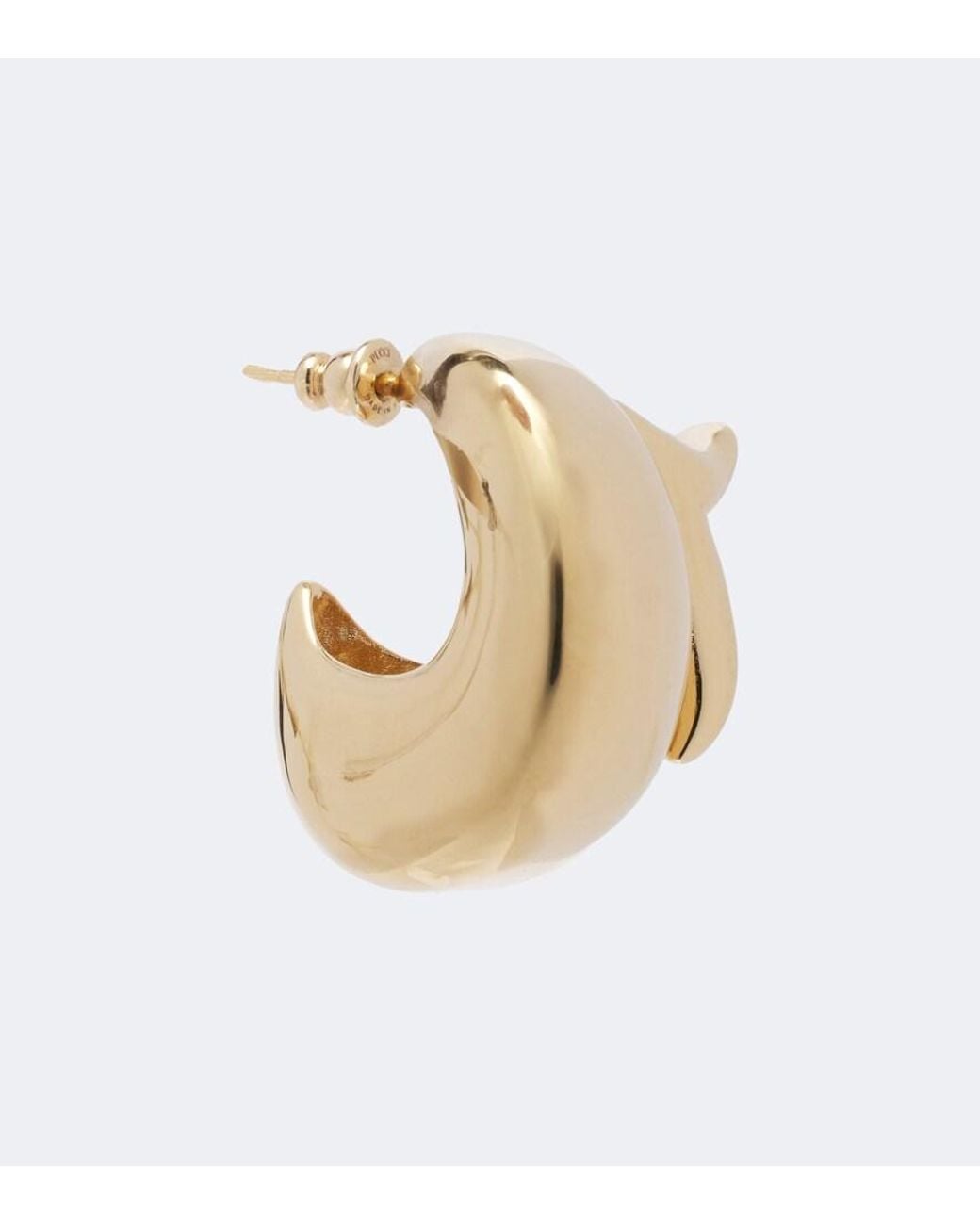 Emilio Pucci Metallic Fish Tail Earrings