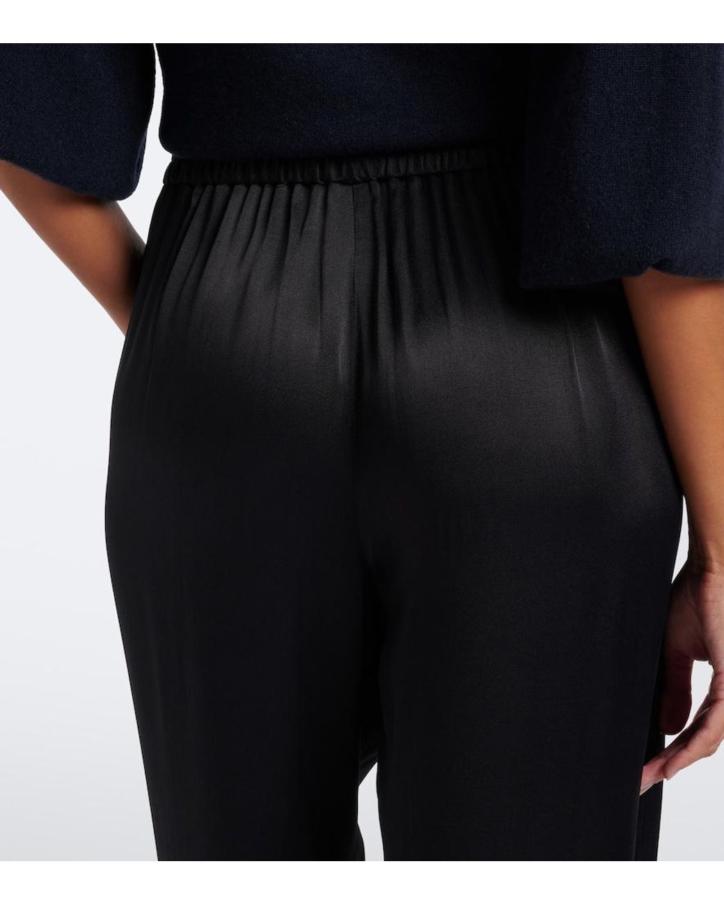 Lisa Yang Black Wide-Leg Pants