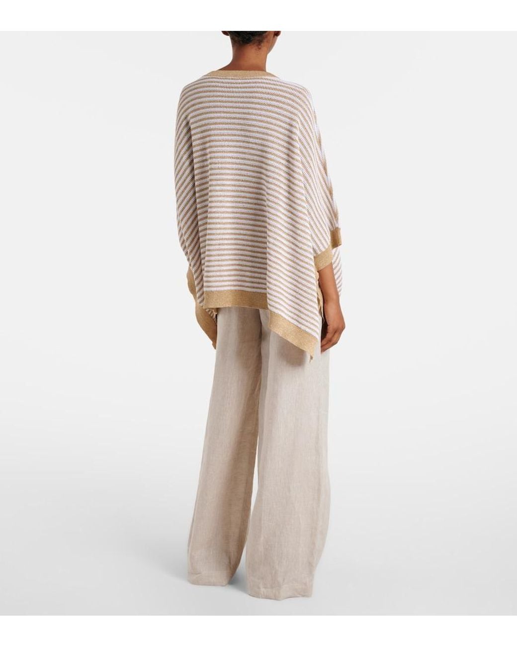Top Raye Brunello Cucinelli en coloris Natural