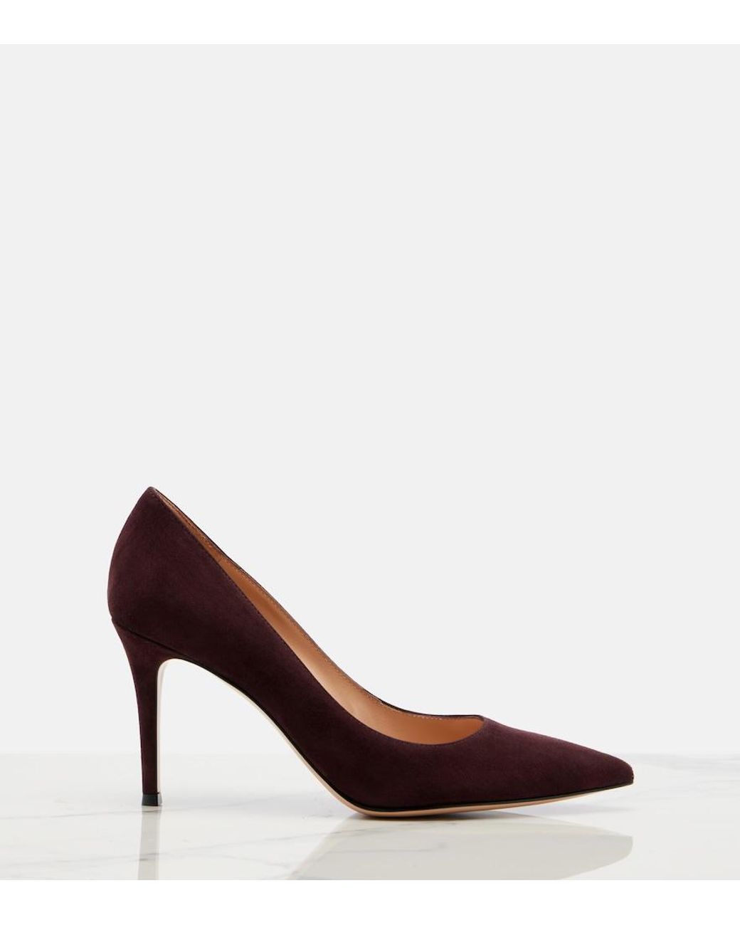 Gianvito Rossi Brown Gianvito Suede Pumps