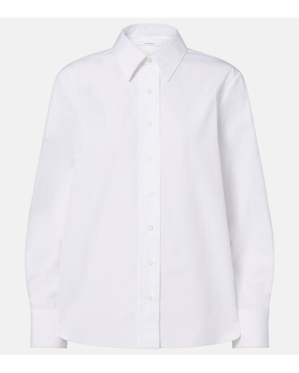 Givenchy White Cotton Poplin Shirt