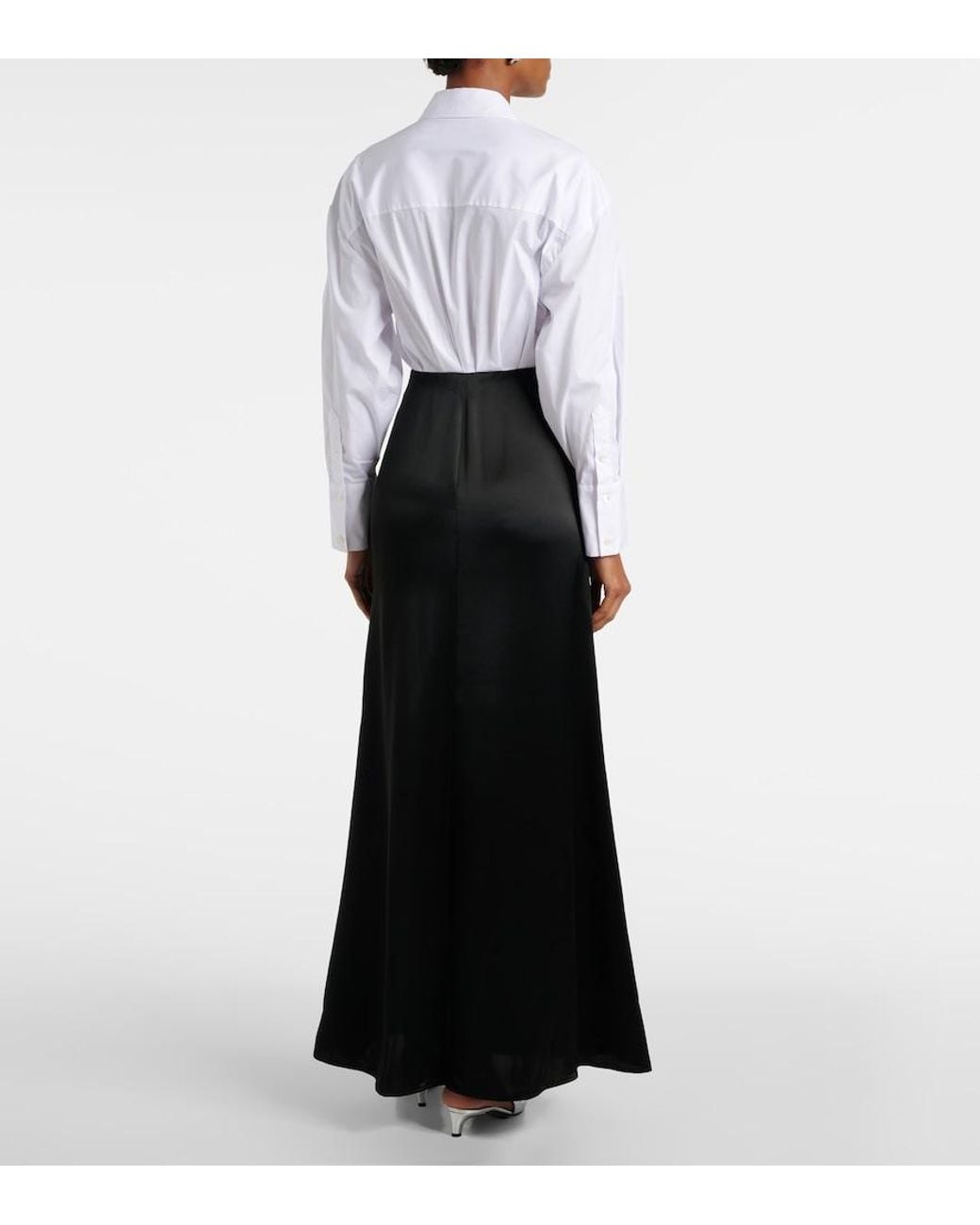 Staud Black Nile Maxi Dress