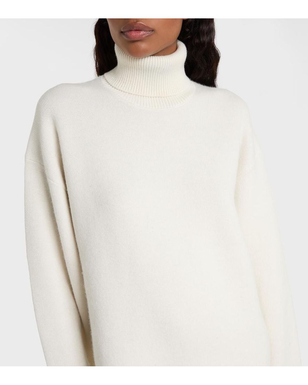 Totême Natural Wool And Cashmere-Blend Sweater Dress
