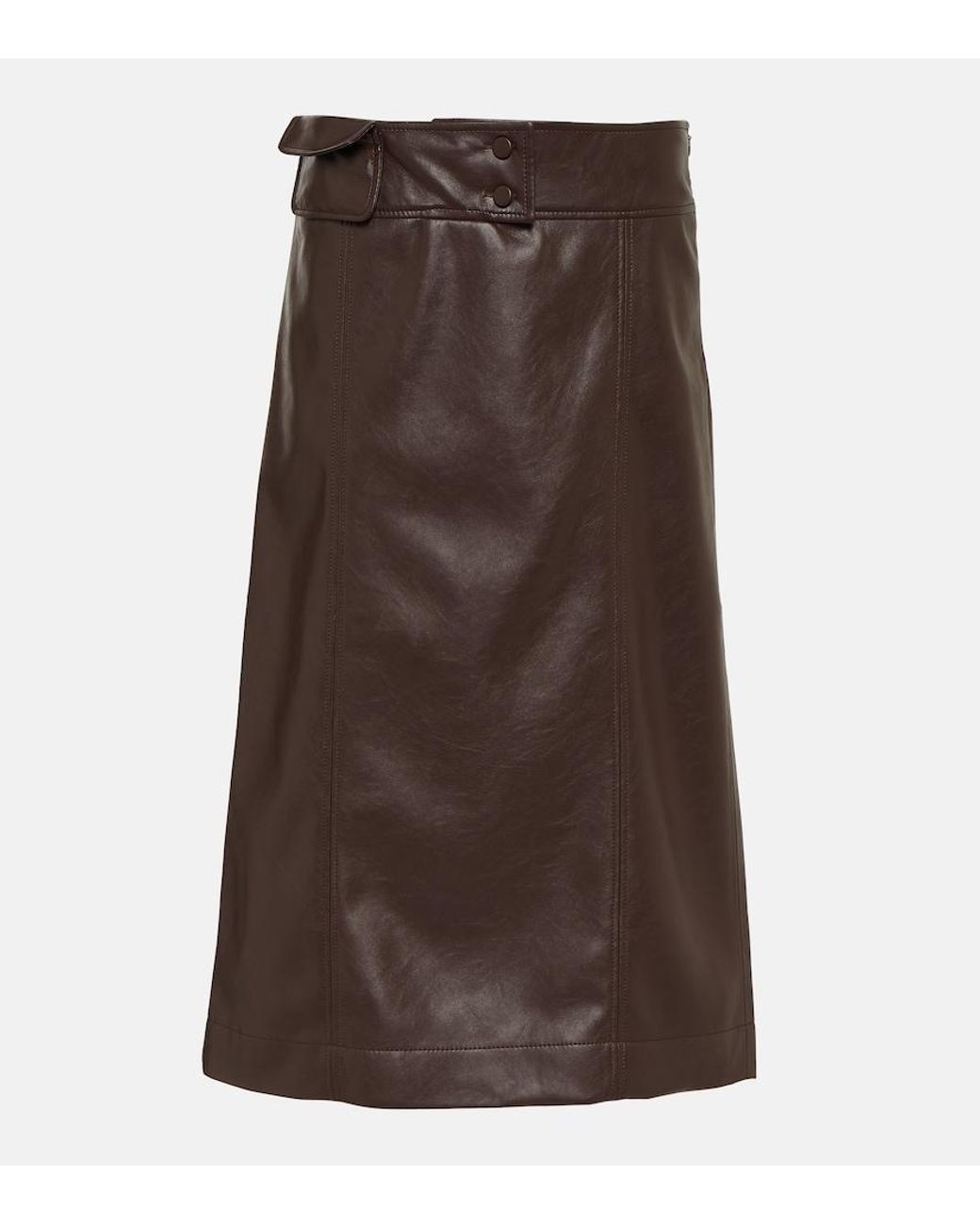 AYA MUSE Brown Eyeria Midi Skirt