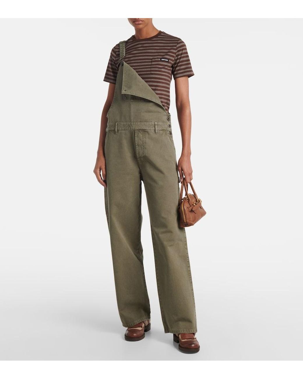 Miu Miu Brown Aventure Mini Leather Tote Bag