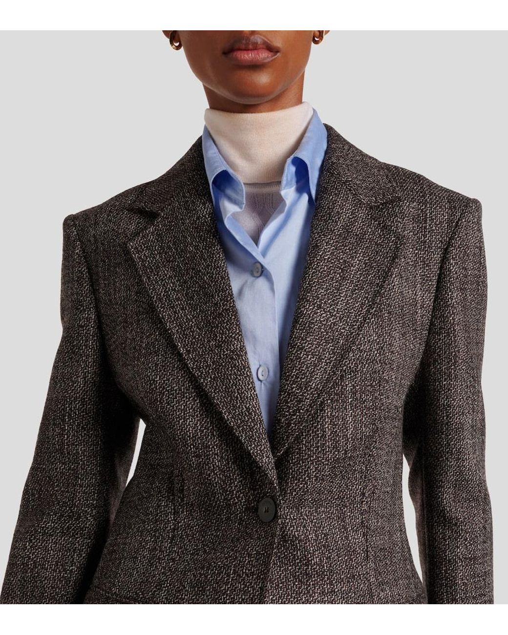 Joseph Black Fallon Virgin Wool Blazer