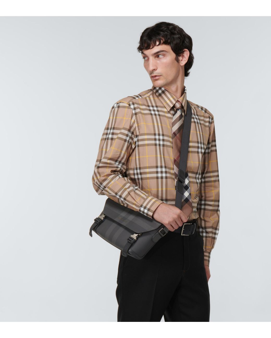 Burberry messenger bag mens sale
