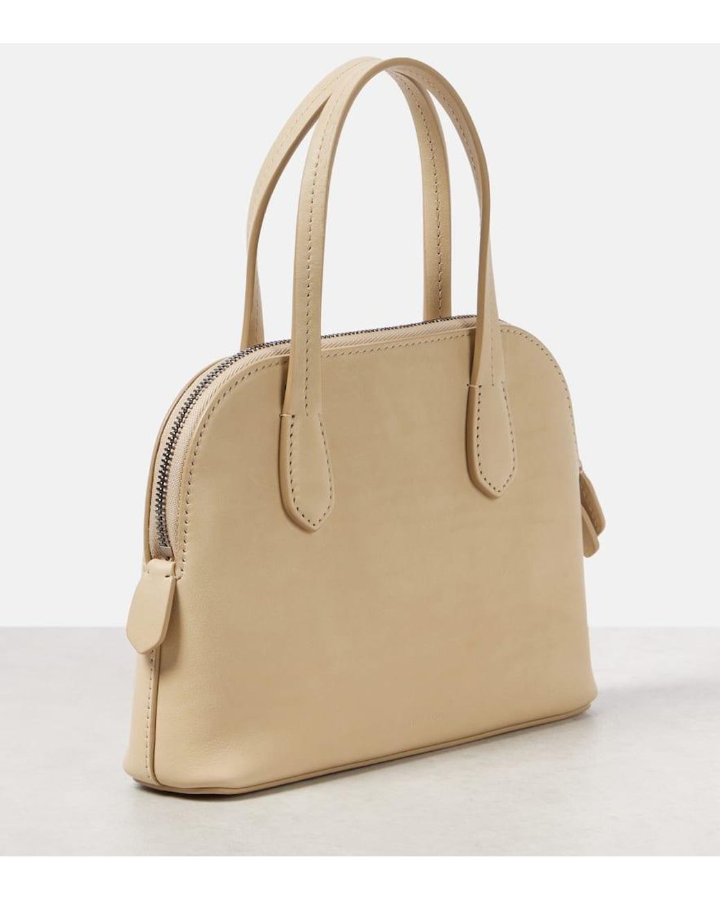 The Row Natural Ingrid Leather Tote Bag