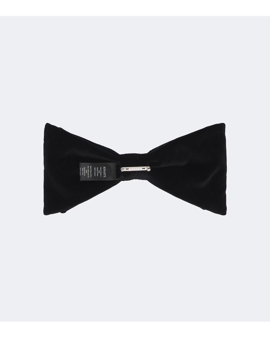 Khaite Black Enid Velvet Brooch