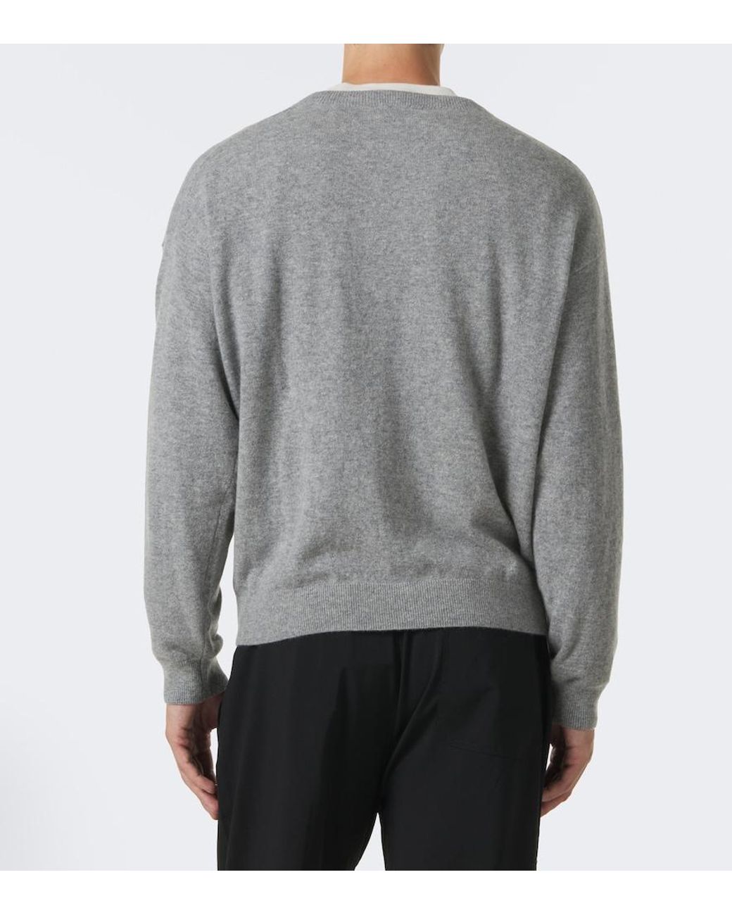 FRAME Gray Cashmere Sweater for men