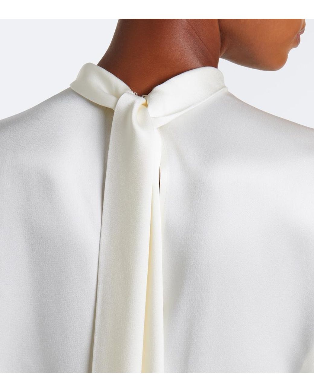 Stella McCartney White Satin Top