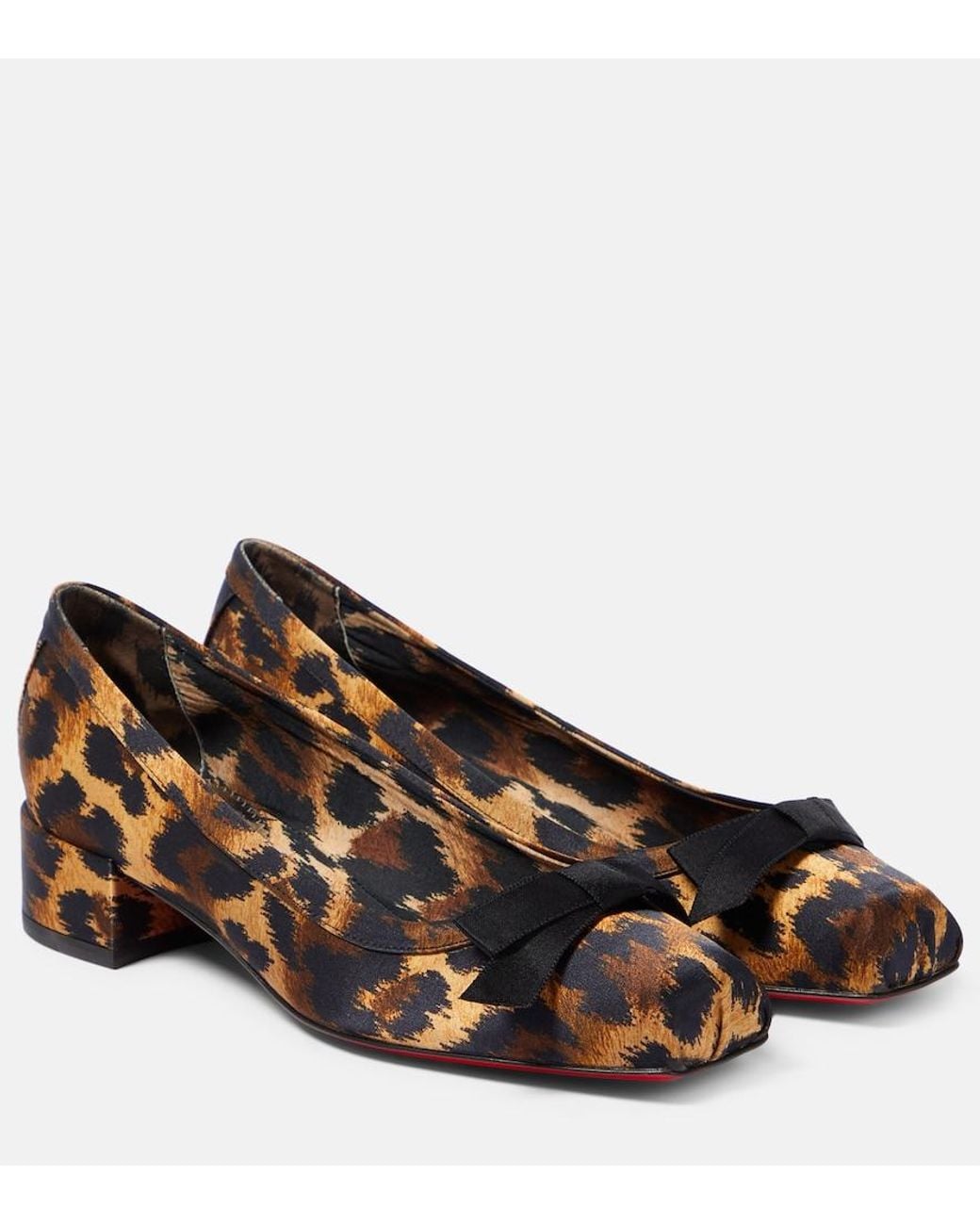 Christian Louboutin Brown Mamaflirt Leopard-Print Pumps