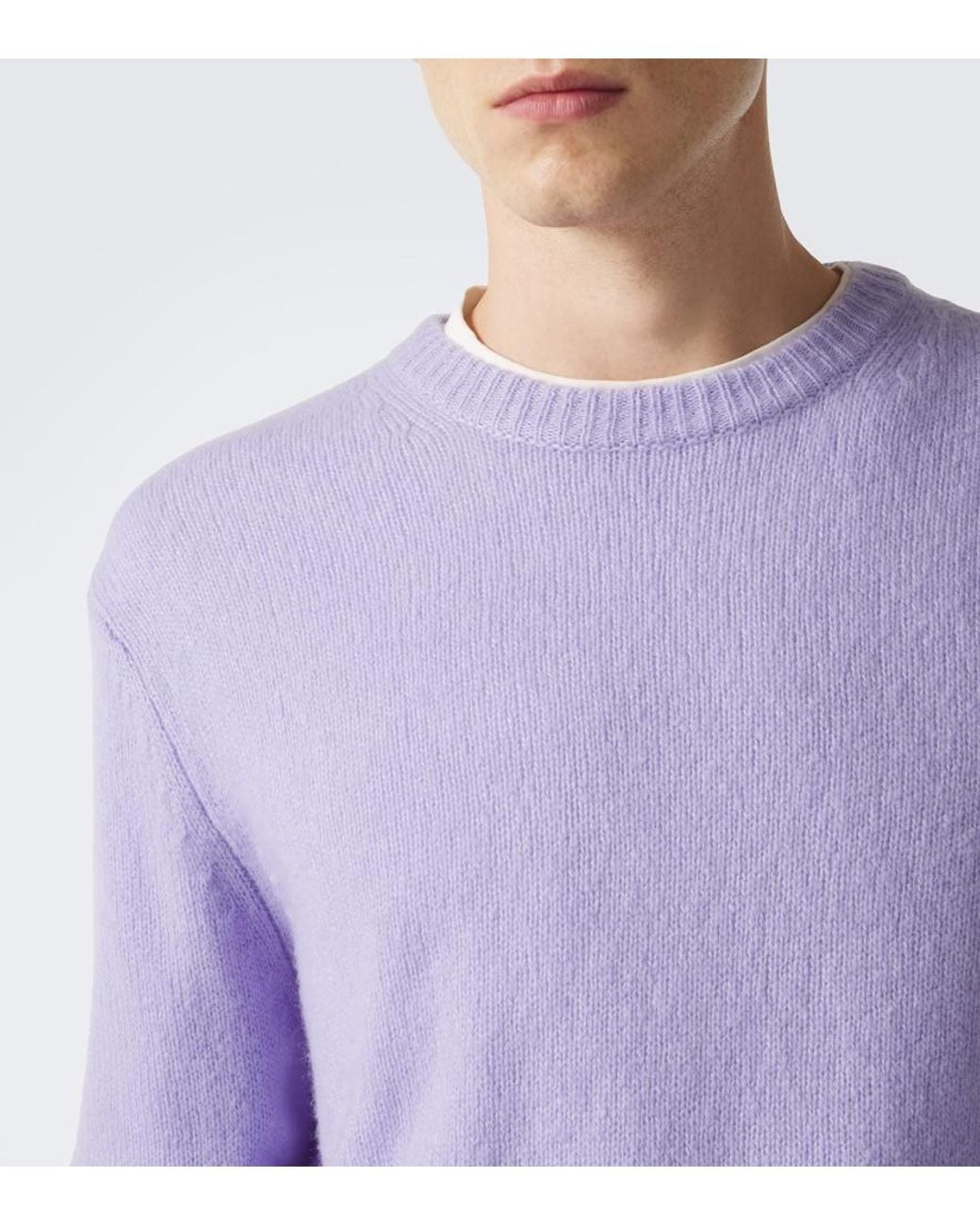 Lisa Yang Purple Baxter Cashmere And Silk Sweater for men