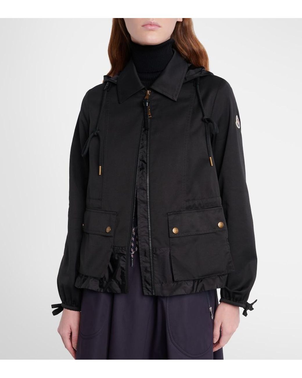 Moncler Black Adenium Gabardine Jacket