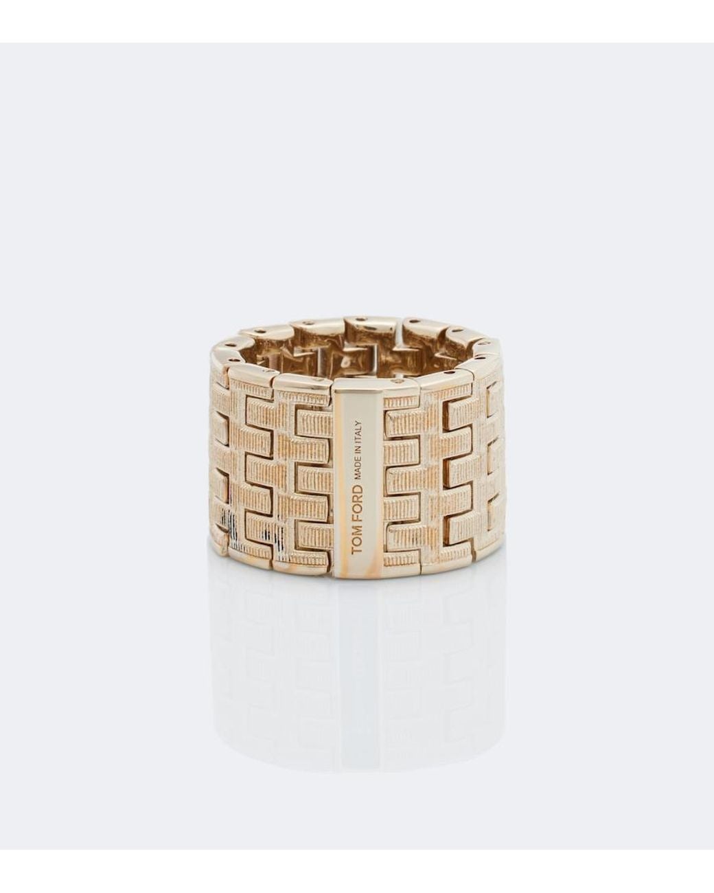 Tom Ford White Aion Brass Ring