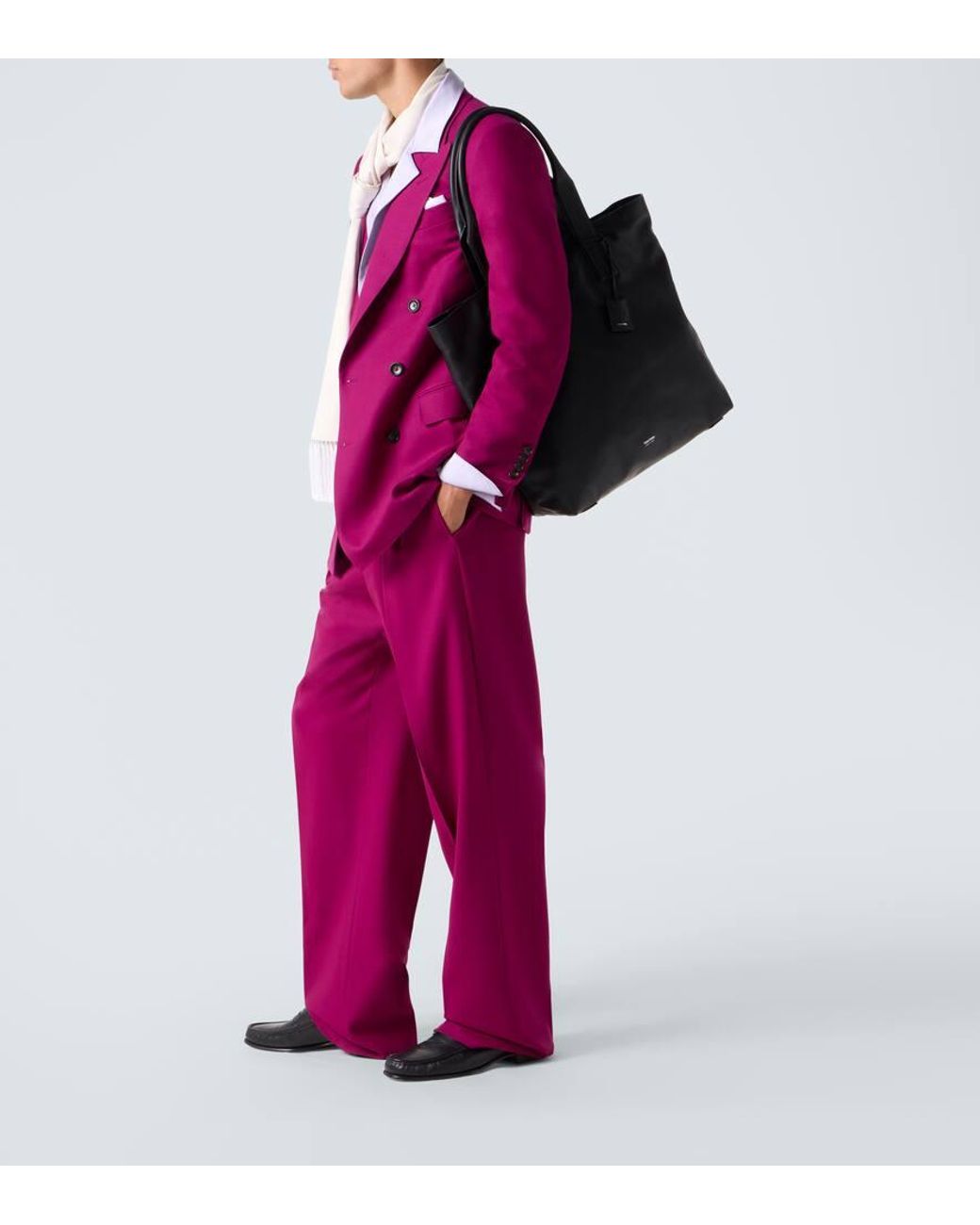 Bolso De Piel Tom Ford de hombre de color Black