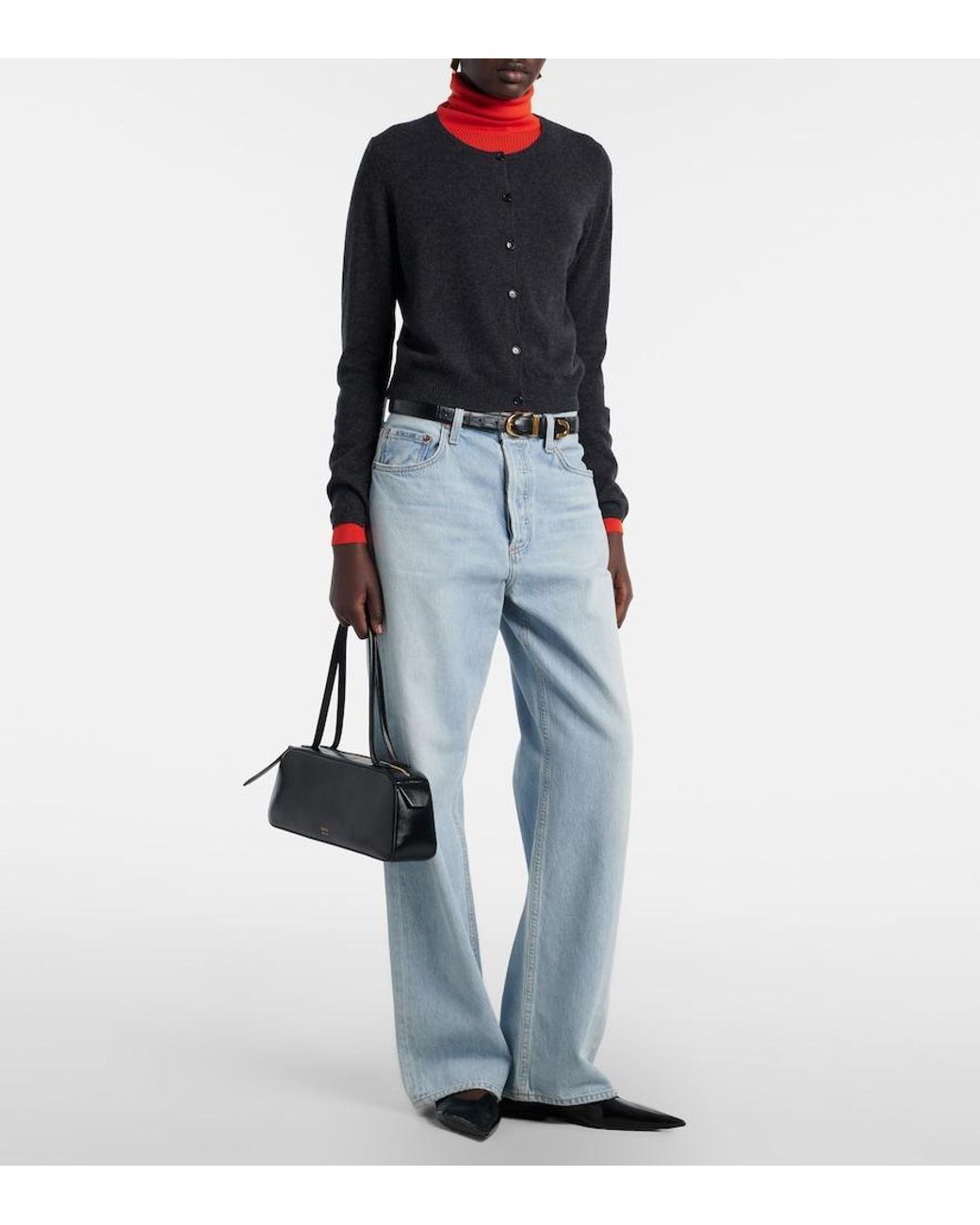 Jardin Des Orangers Black Cashmere Cardigan