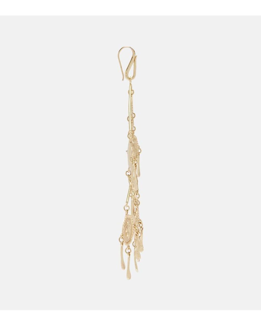ALÉMAIS Metallic Le Jardin Drop Earrings