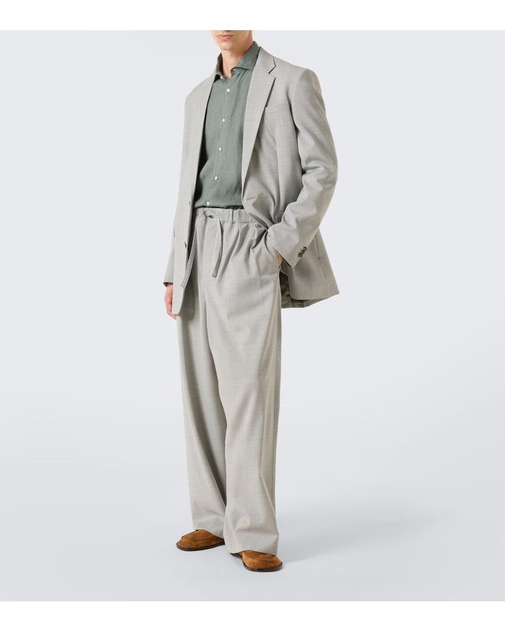 Mocassini Flex di Loewe in Brown da Uomo