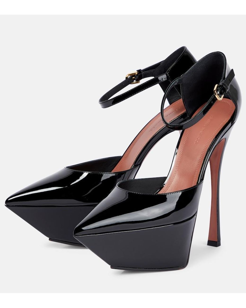 AMINA MUADDI Black Angelica 150 Pumps