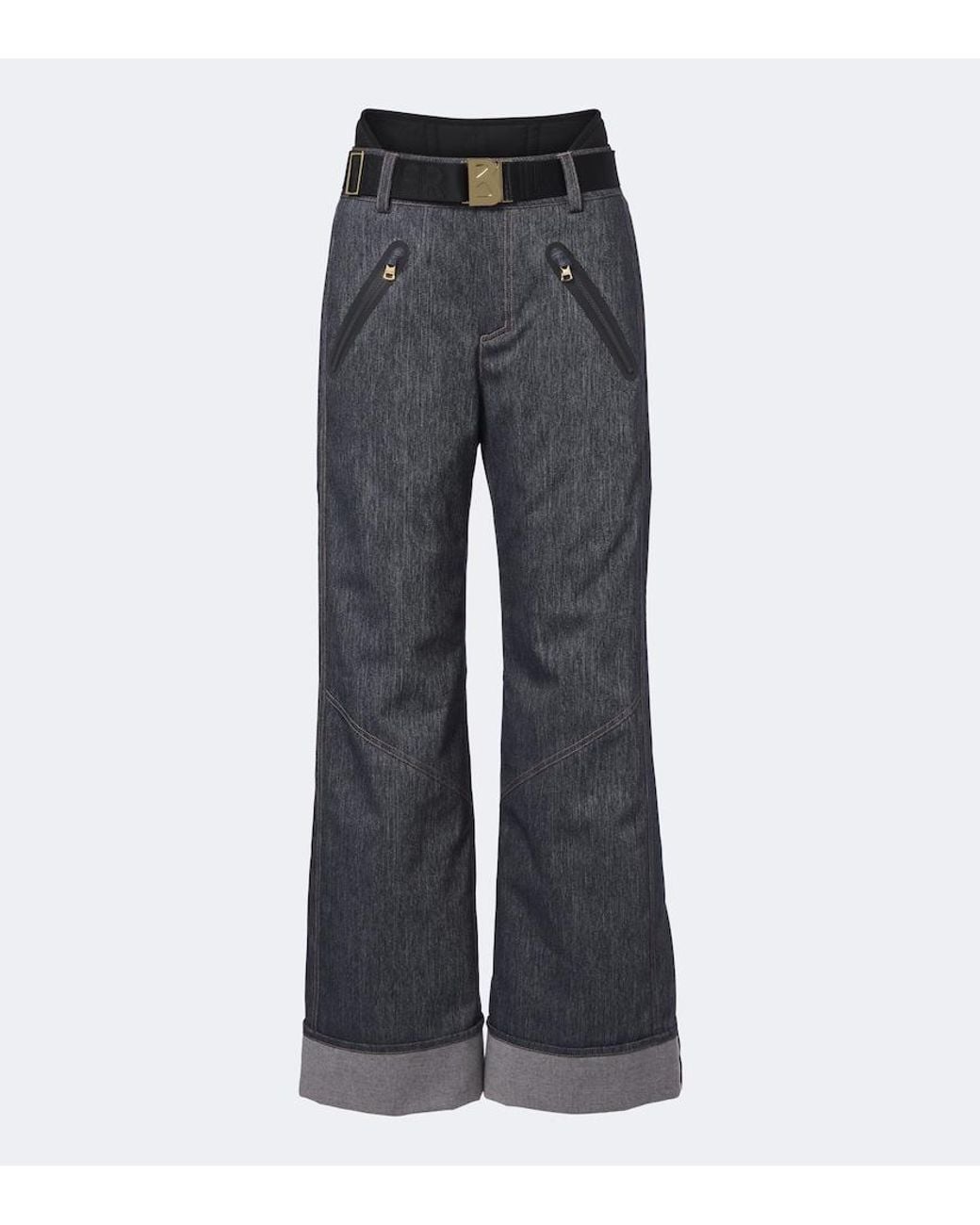 Bogner Gray Klea Belted Ski Pants