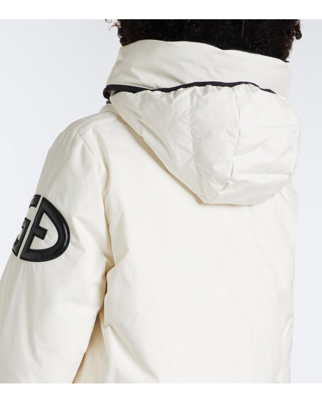Goldbergh White Porter Hooded Ski Jacket