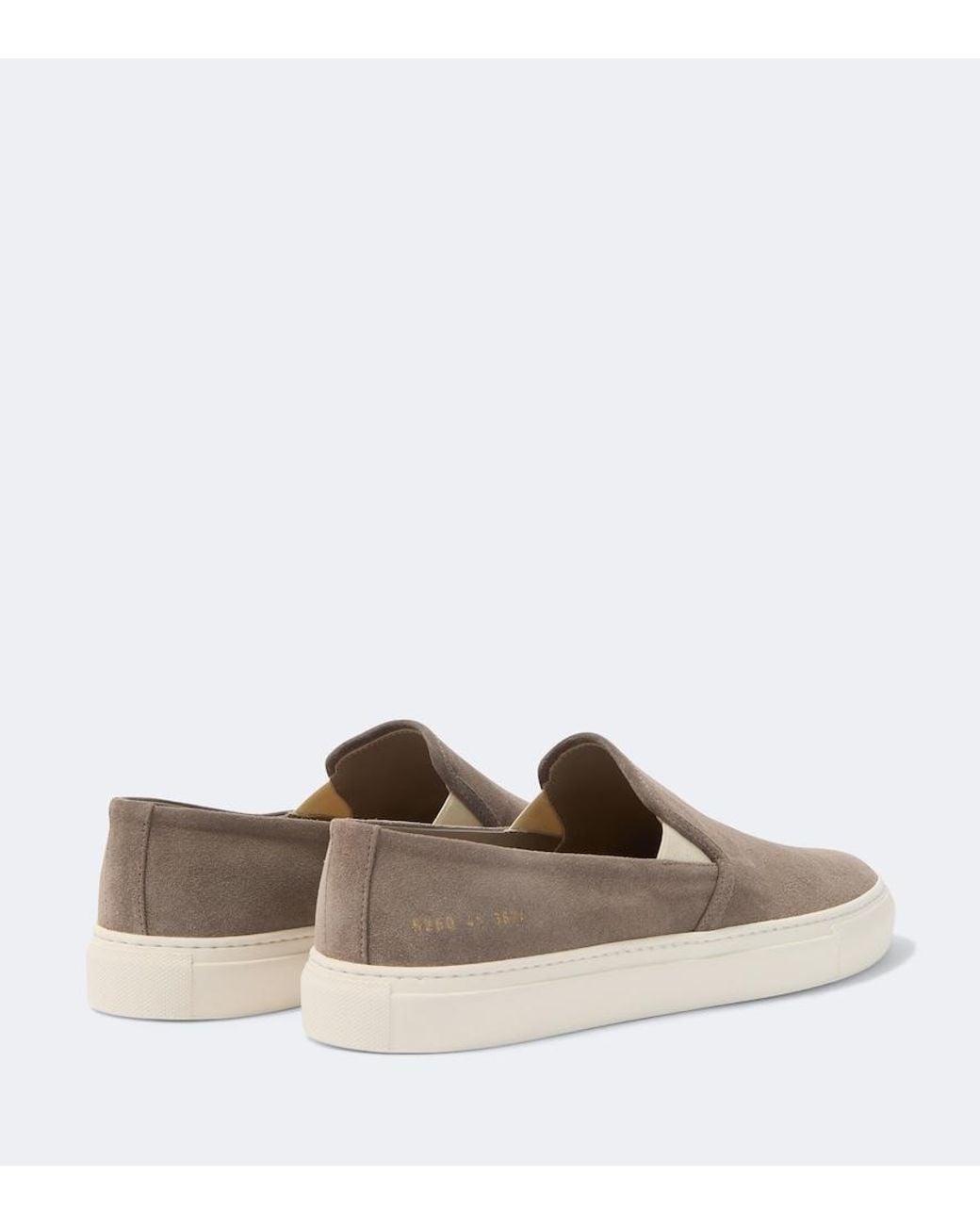 Common Projects Natural Suede Slip-On Shoes for men