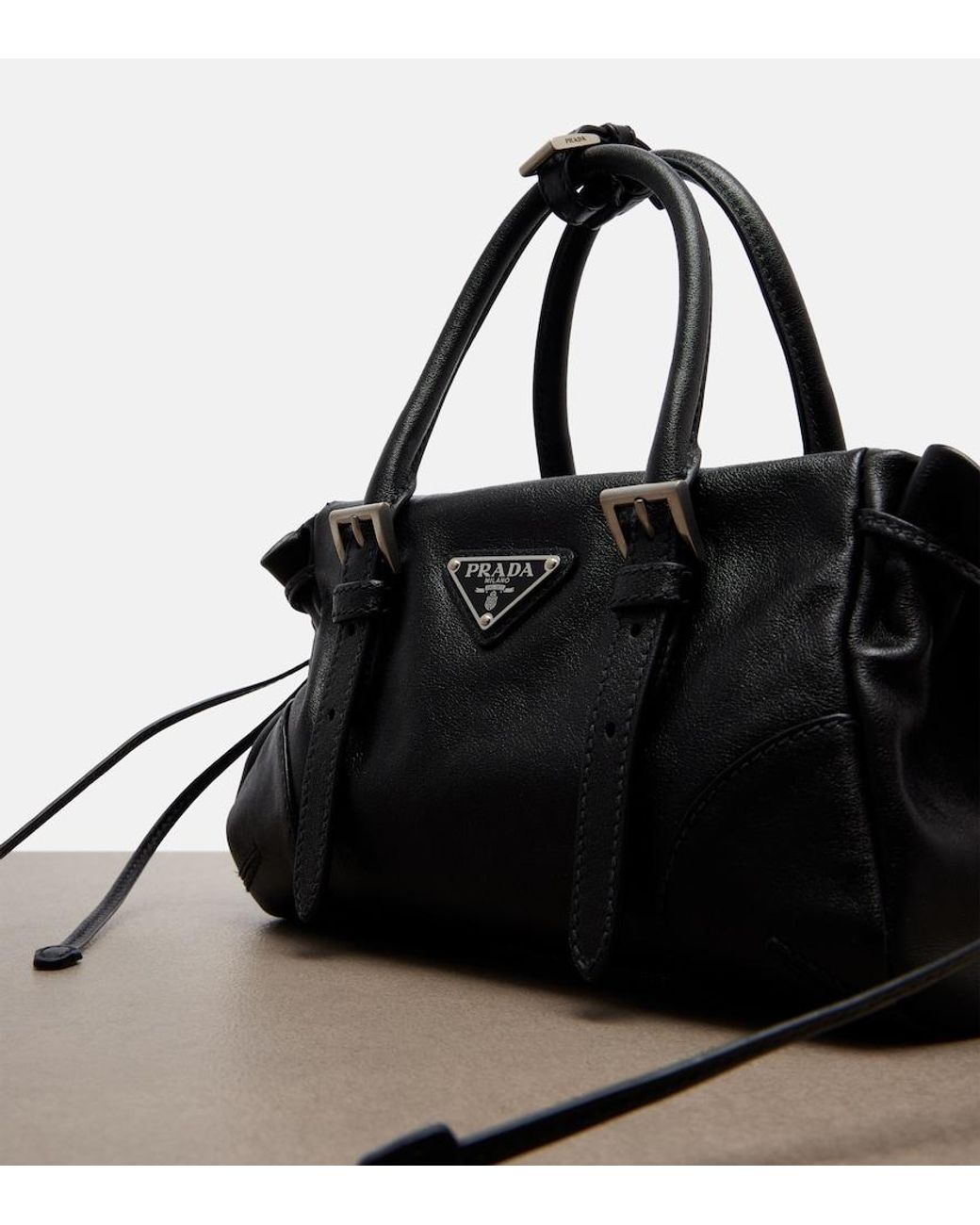 Borsa Bonnie Small di Prada in Black