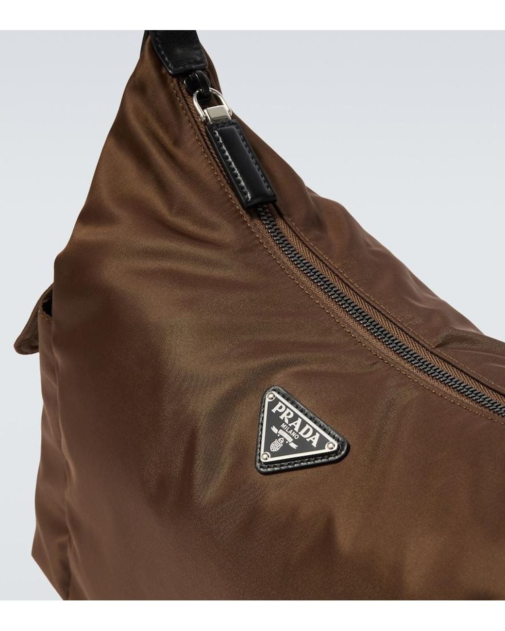 Prada Brown Explore Re-Nylon Shoulder Bag for men