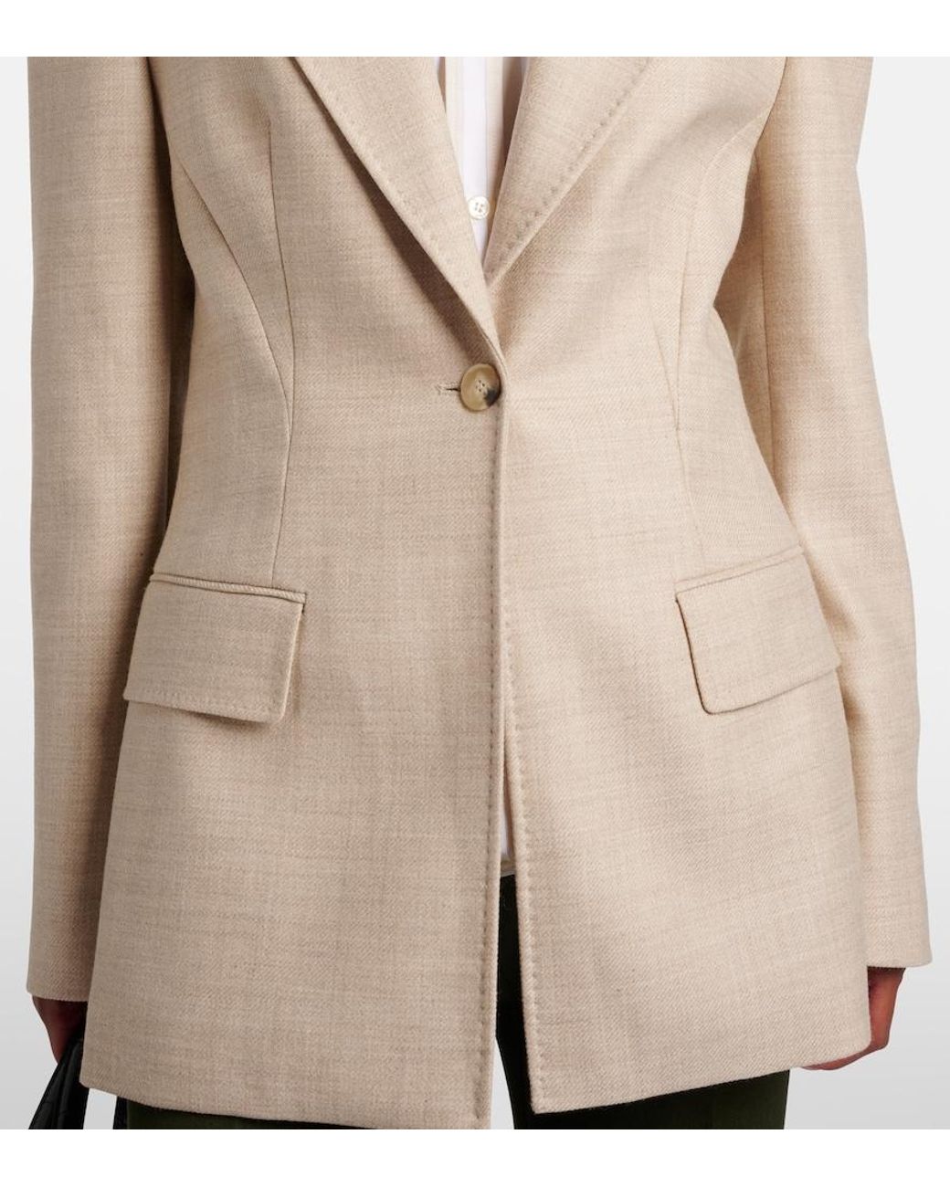 Joseph Natural Fallon Virgin Wool Blazer