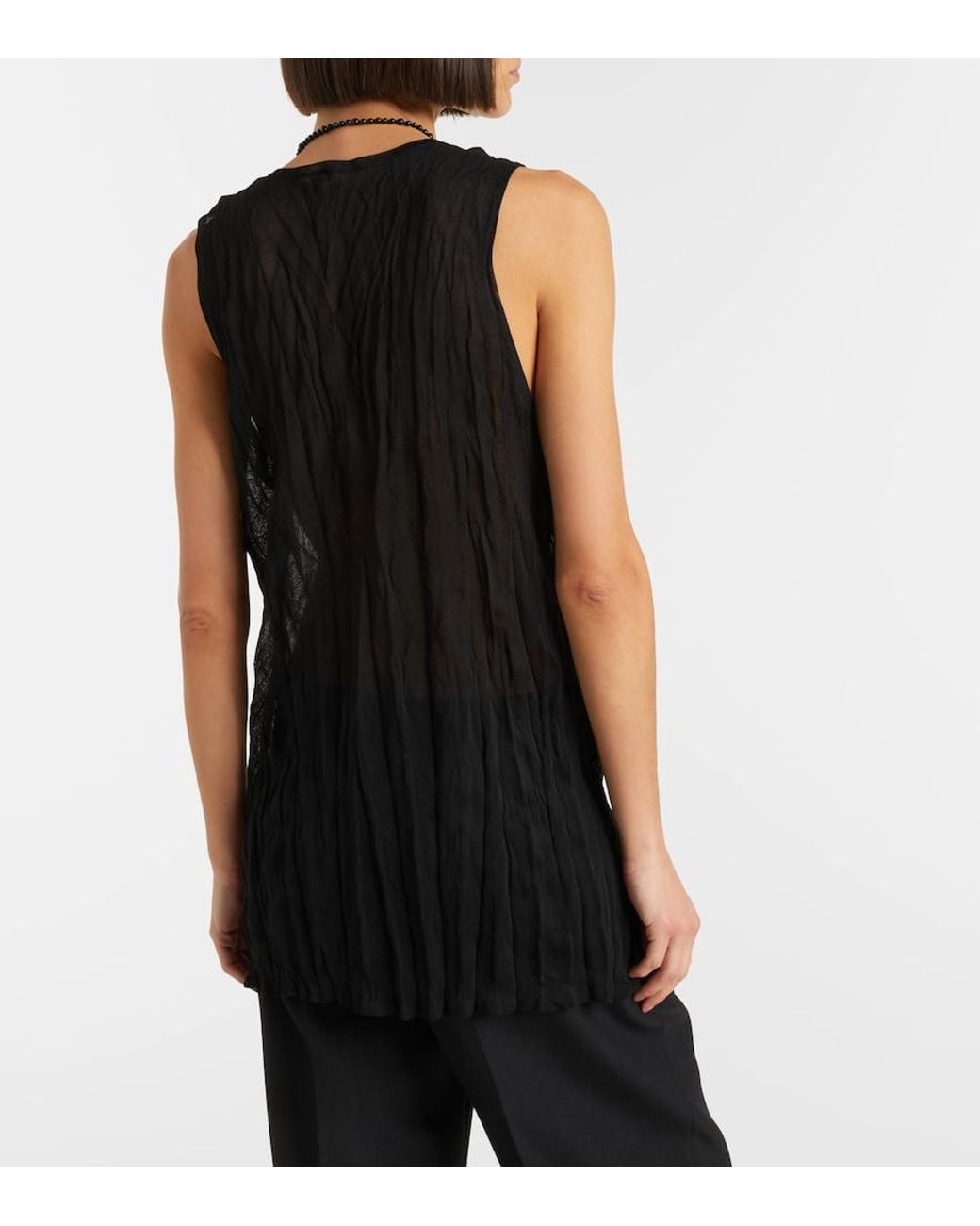 Totême  Black Knitted Top
