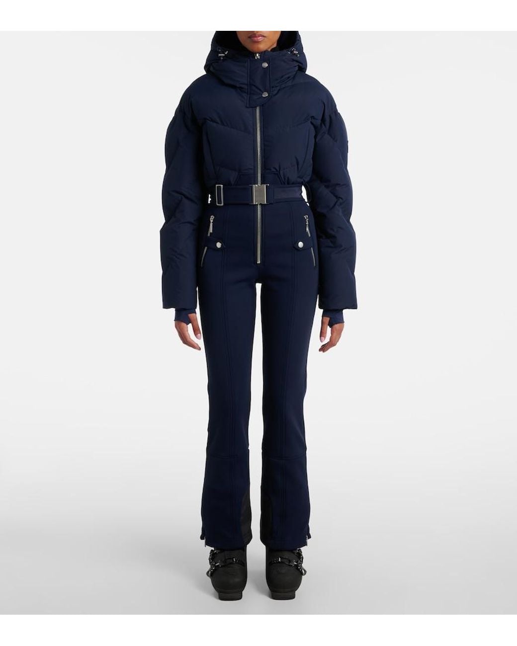CORDOVA Blue Ajax Quilted Down Ski Suit