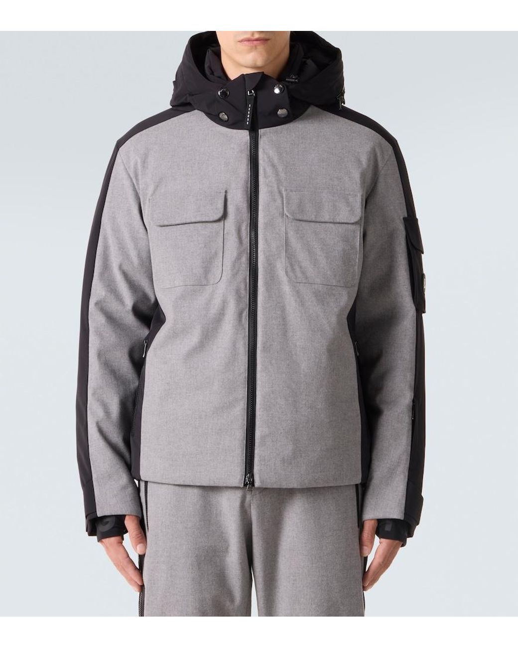 Bogner Black Cobey Down Ski Jacket for men