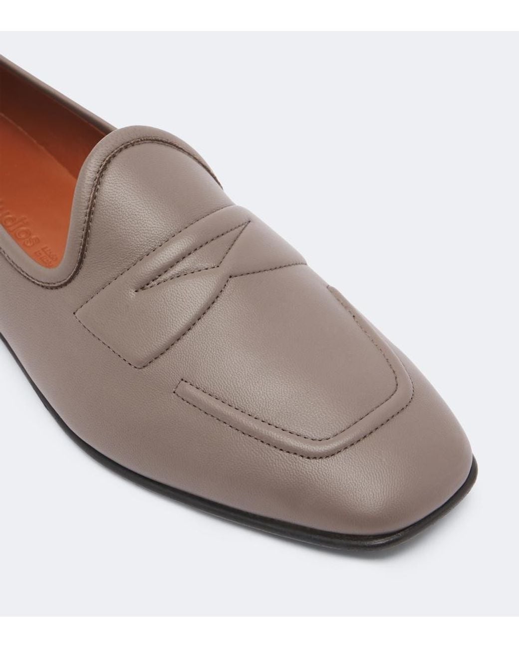 Acne Brown Leather Loafers