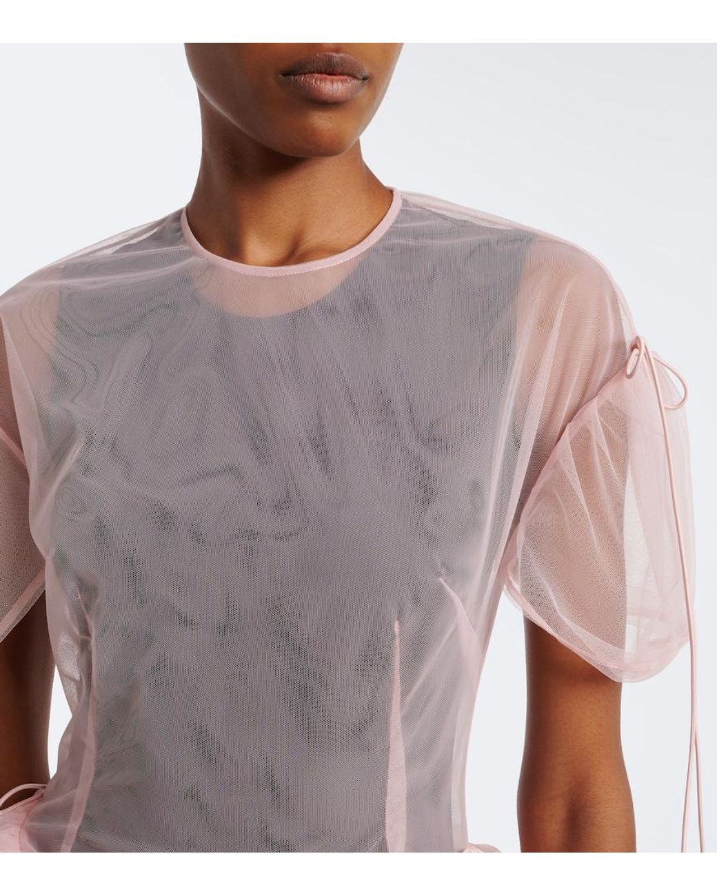 Simone Rocha Pink Tulle Minidress
