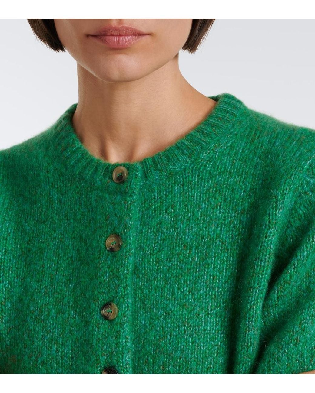 arch4 Green Rome Cashmere And Silk Cardigan