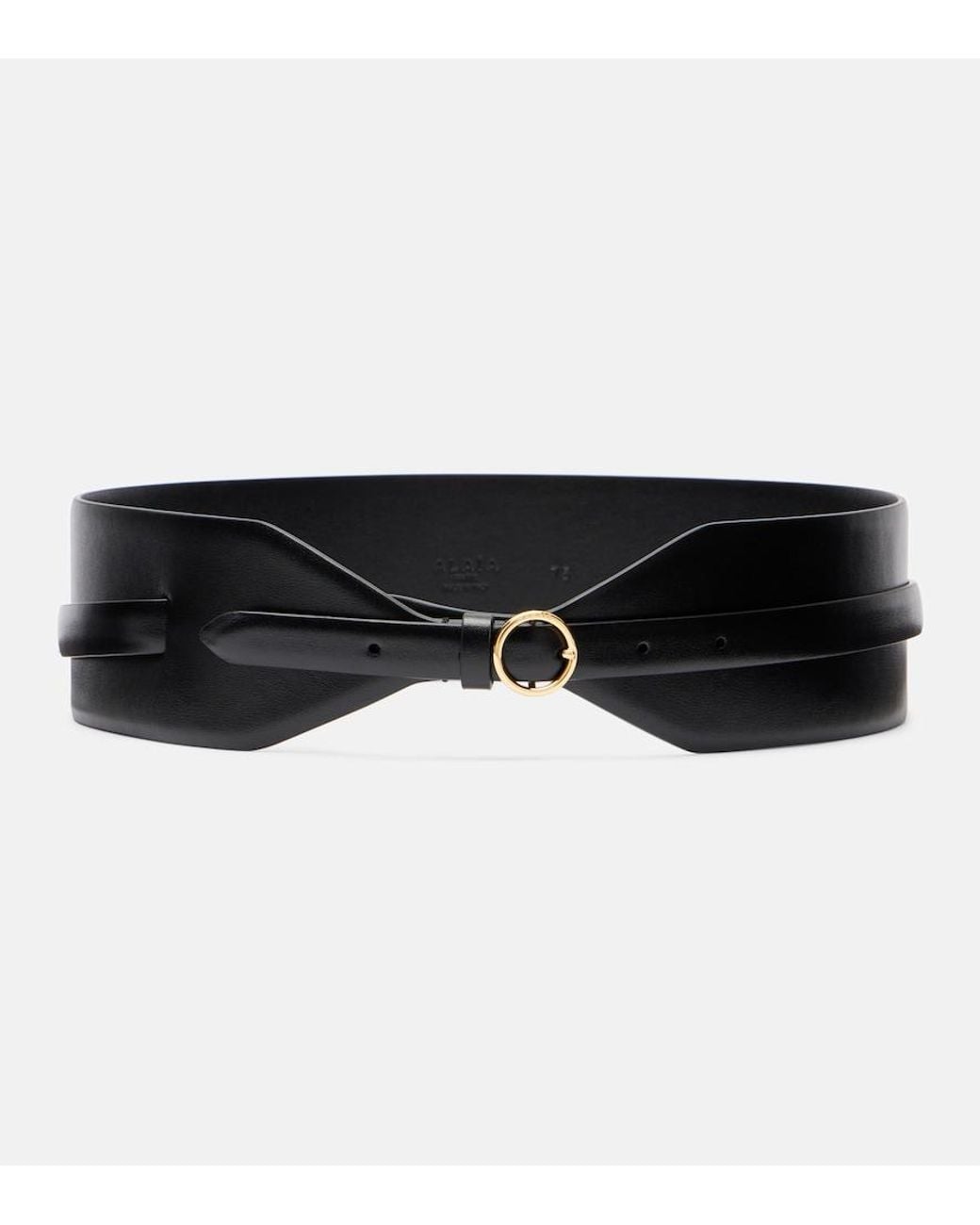 Alaïa Black Double Large Leather Belt