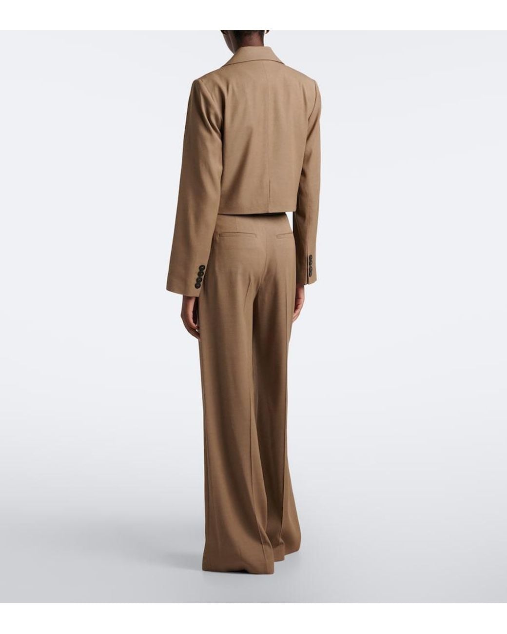 Joseph Brown Haxley Cady Twill Wide-Leg Pants
