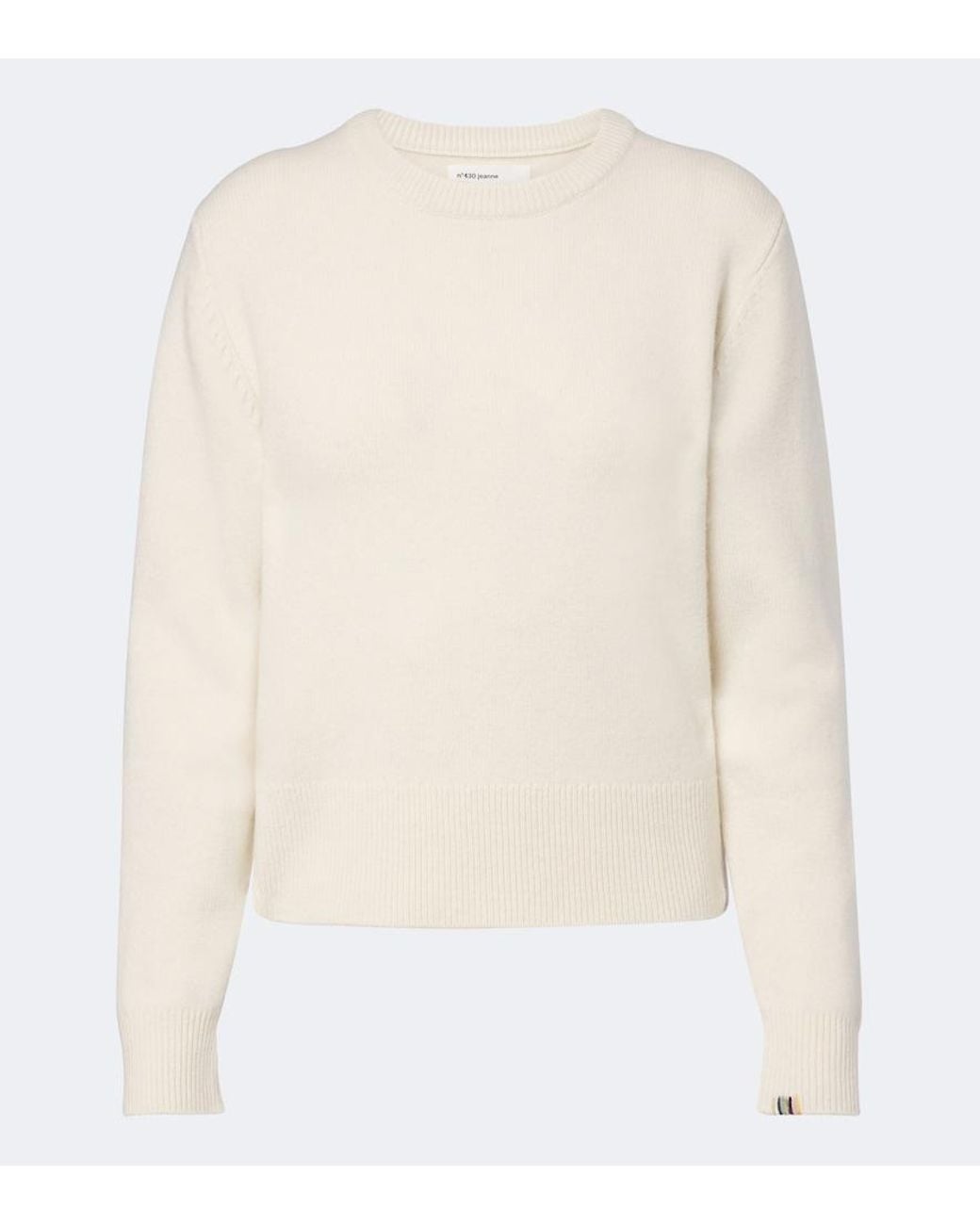 Extreme Cashmere White N°430 Jeanne Cashmere-Blend Sweater
