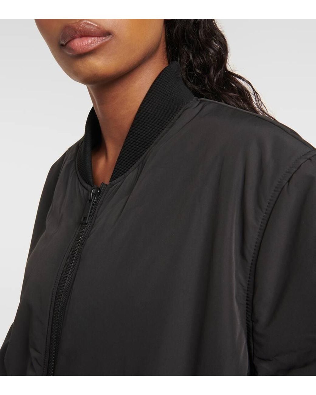 The Upside Black Kita Bomber Jacket