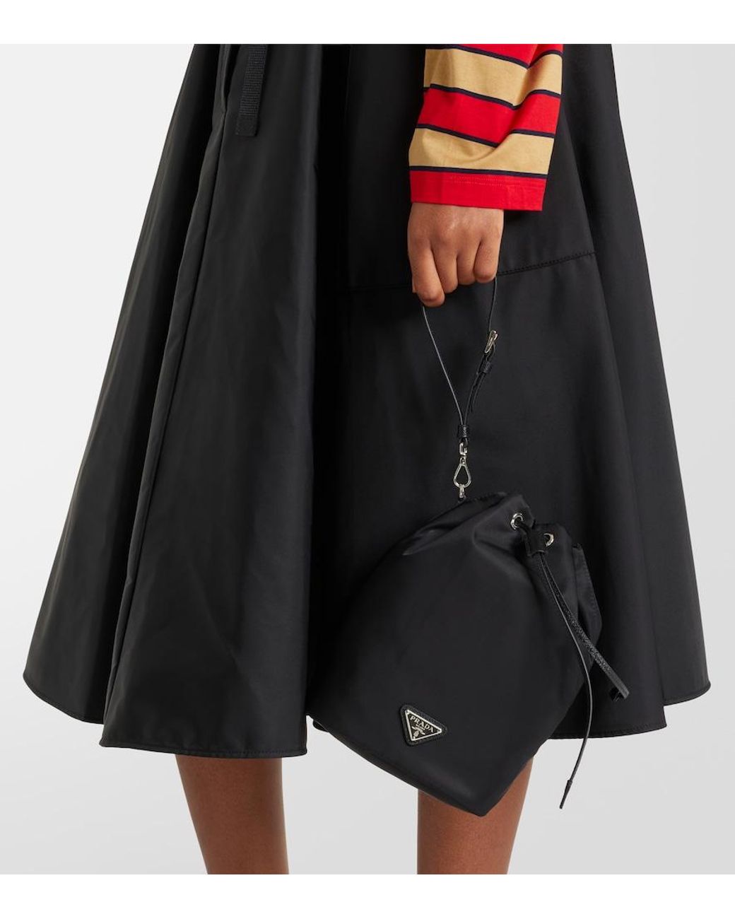 Prada Black Re-Nylon Clutch