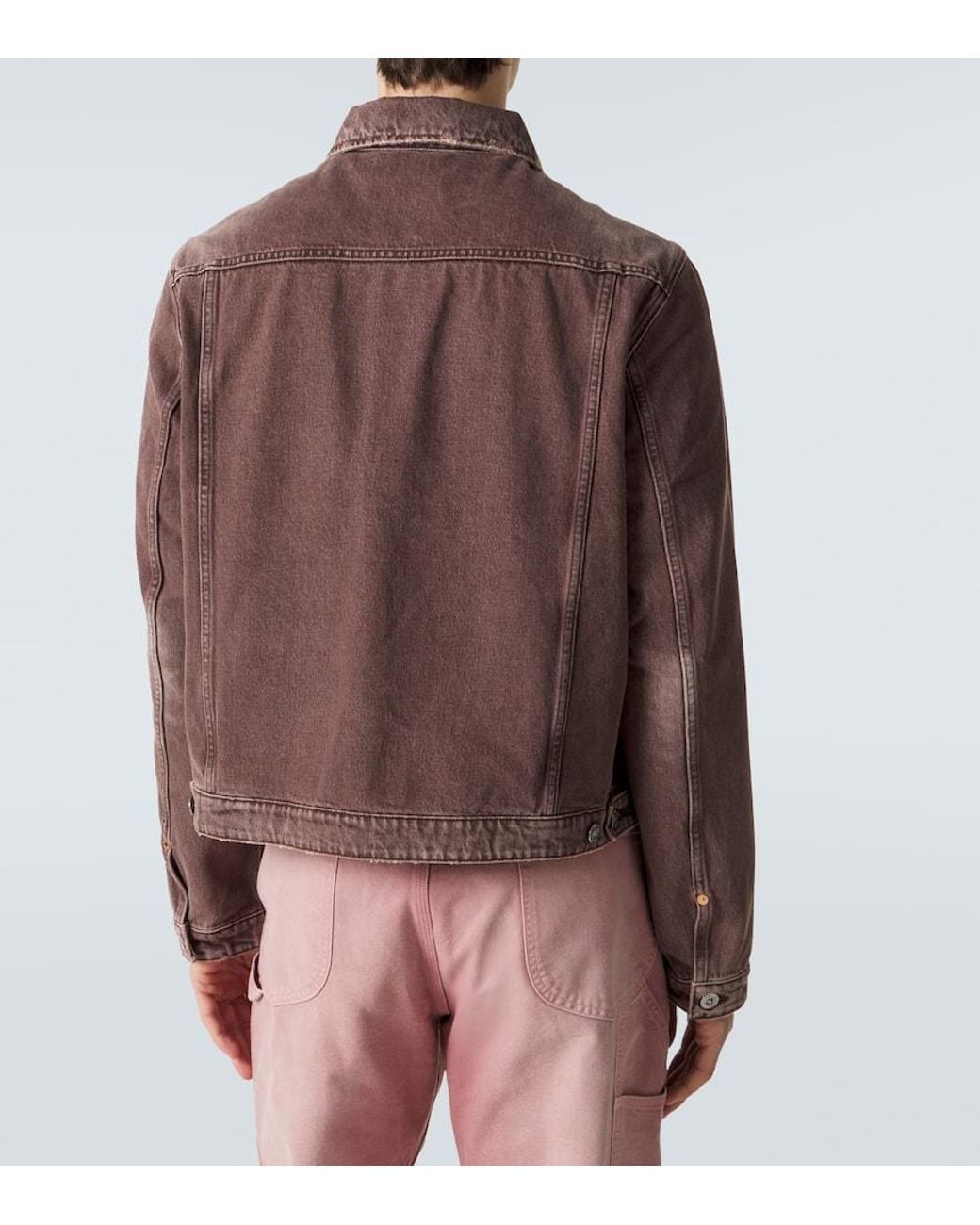 Our Legacy Distressed Jeansjacke Origin in Brown für Herren