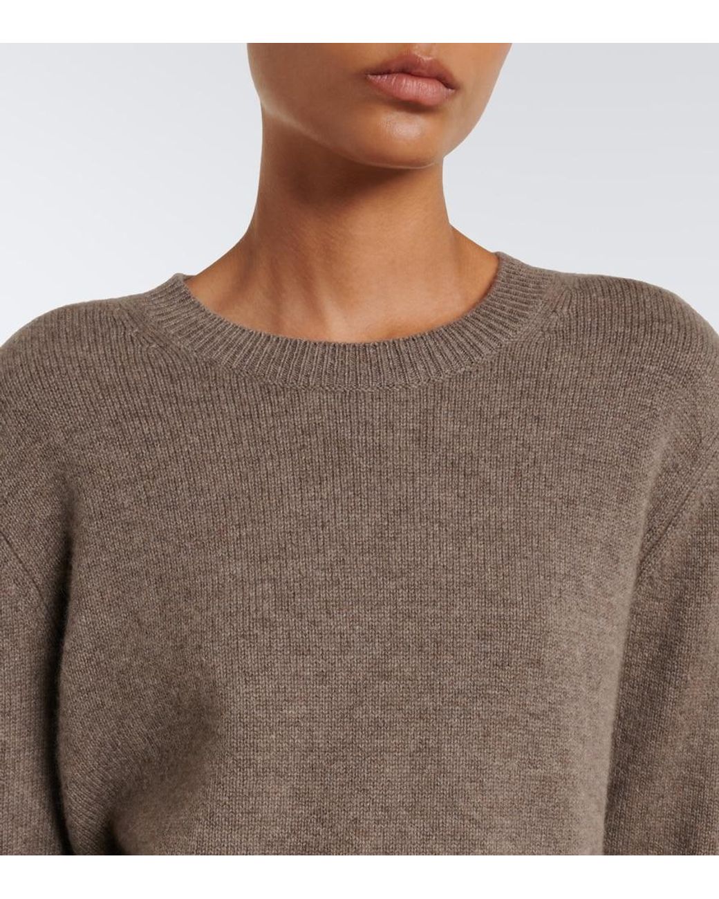 Lisa Yang Brown Mable Cashmere Sweater