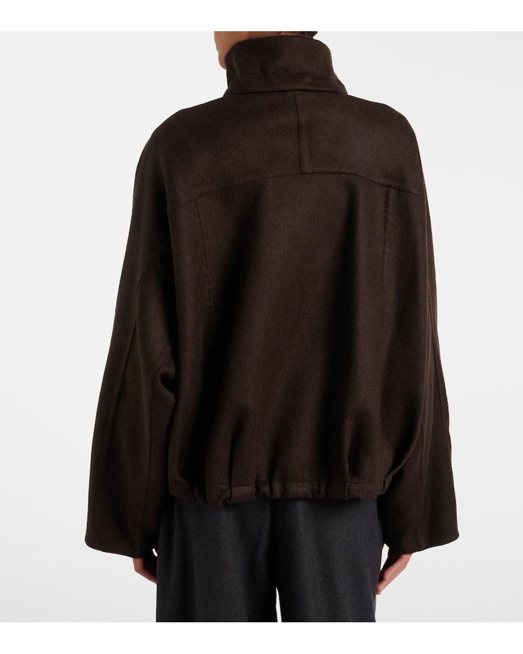 Brunello Cucinelli Black Monili Virgin Wool Jacket