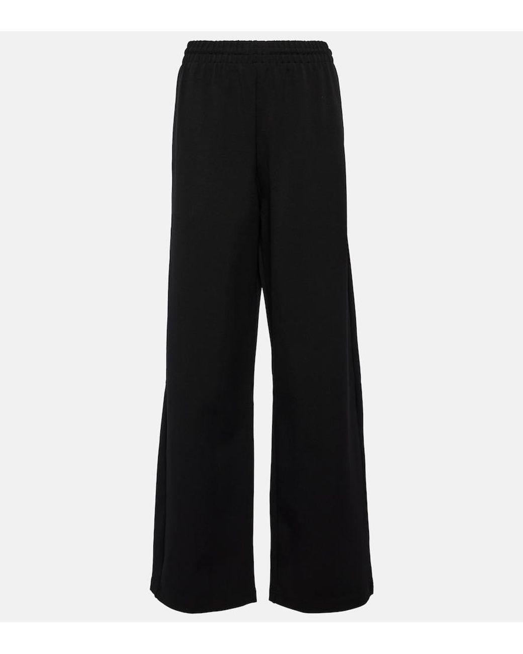 Wardrobe NYC Black Jersey Track Pants