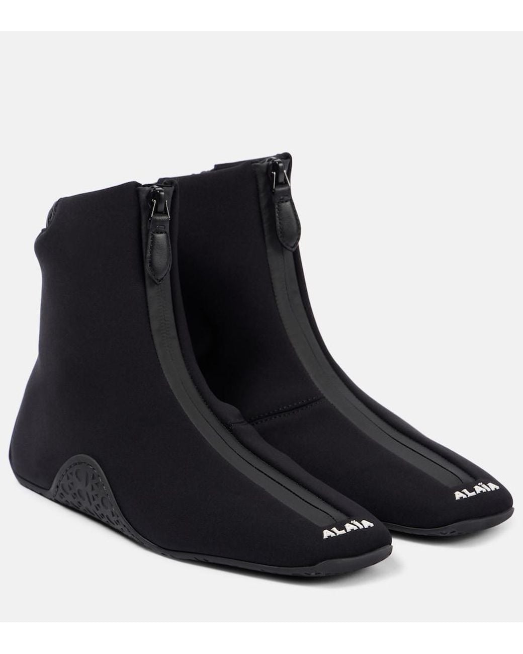 Alaïa Black Neoprene Sneakers